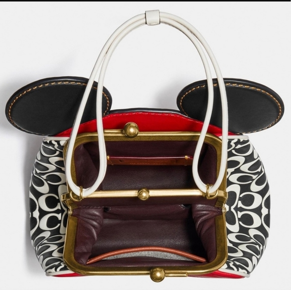 Coach Disney Mickey Keith Hearing kisslock - Picture 6 of 12